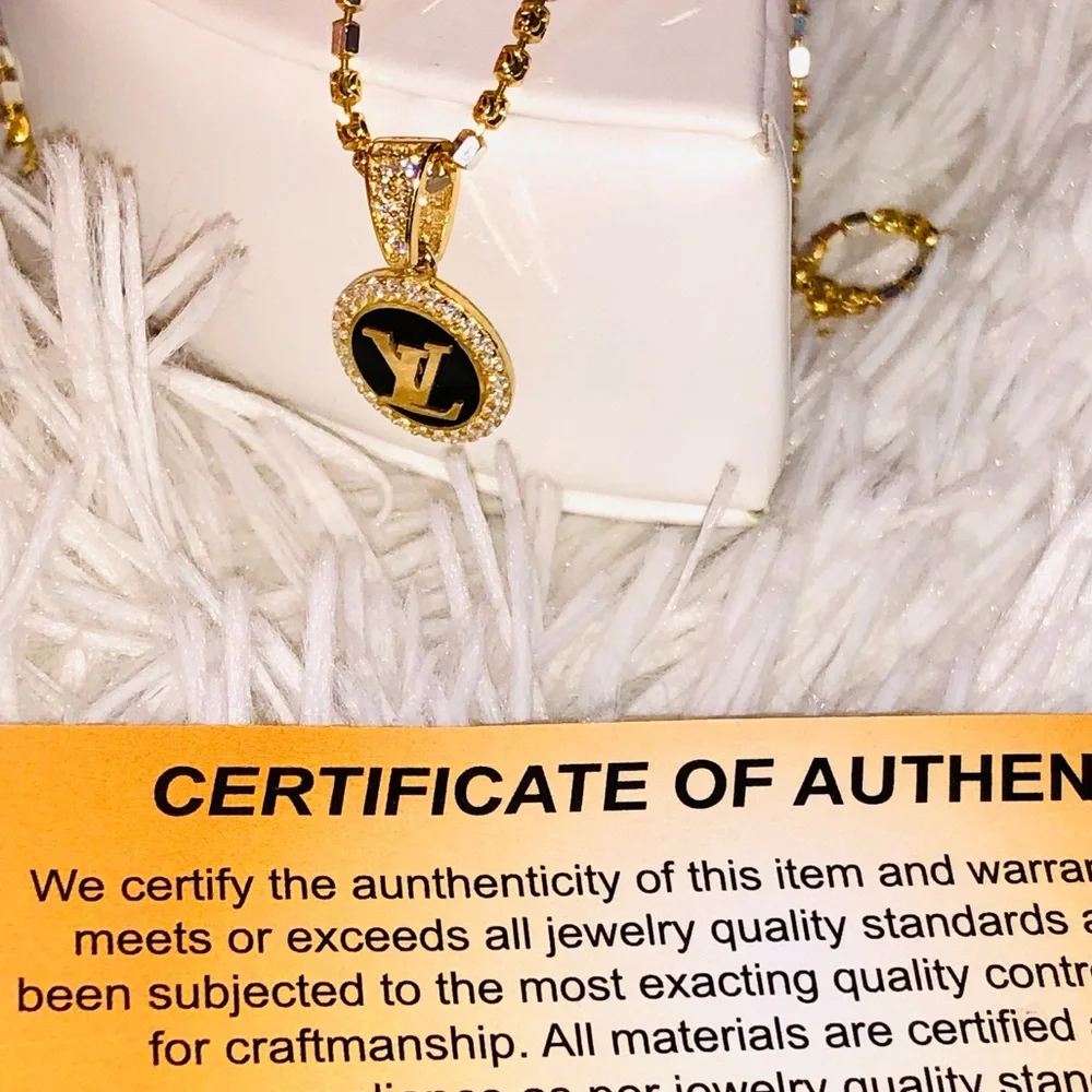 10k solid gold luxury designer pendant, 100% real gold, best Christmas gift ever - Picture 7 of 11